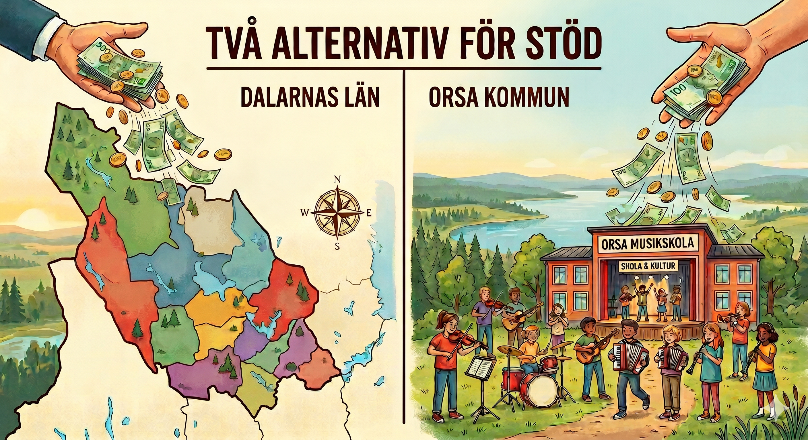 Prioritera Orsa i tuffa budgettider!
